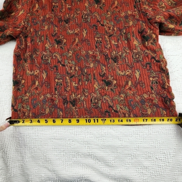 Vintage Tantrums Collection Embroidered Button Down Tapestry Jacket Size Large - Picture 11 of 13